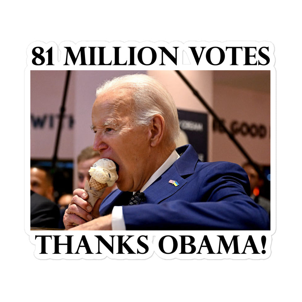 81 Million Votes Sticker